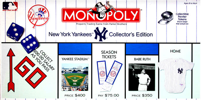 Parker Brothers New York Yankee Monopoly