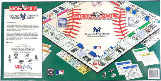 Parker Brothers New York Yankees Collectors Edition Monopoly
