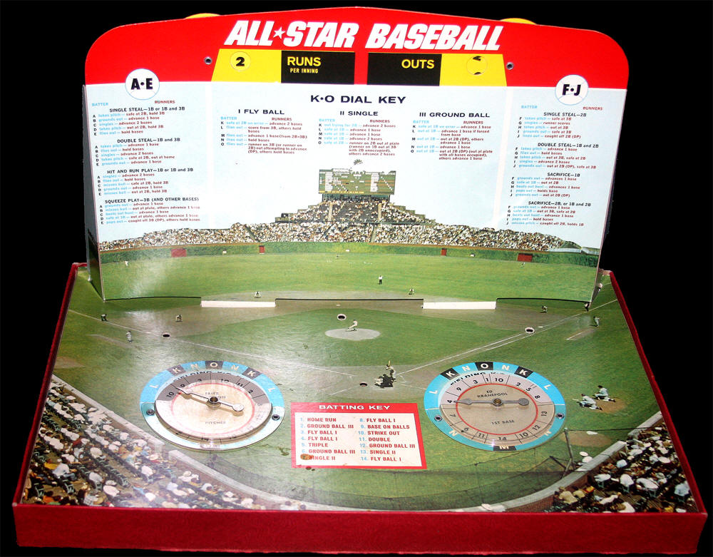 265 UNCUT DISCS HALL OF FAME  Cadaco All-Star Baseball 