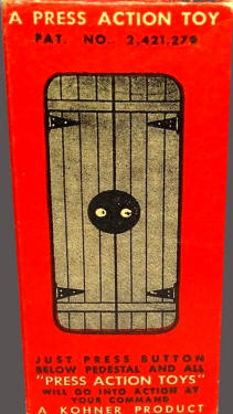 Walloping Willie Kohner Brothers Press Action Puppet Box