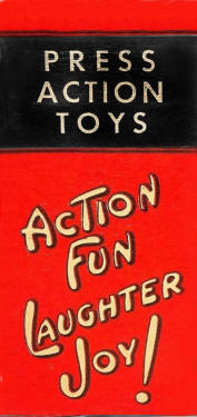 Walloping Willie Kohner Brothers Press Action Toy Box