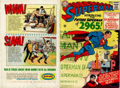DC Comics Superman with the Babe Ruth Aurora ad on the back