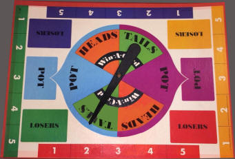 Milton Bradley Topps Win-A-Card game board spinner