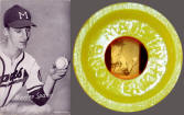 Warren Spahn Telescope Exhibit Baseball Card Viewer
