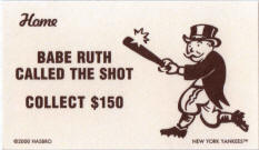 Yankees Home Card Babe Ruth