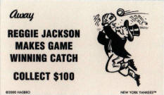 Yakees Away Card Reggie Jackson
