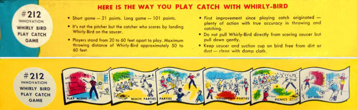 Here is the way to play catch with Whirly-Bird