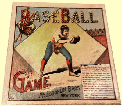 1892 McLoughlin Brothers Base Ball Parlor Game