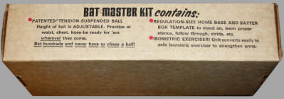 Mickey Mantle Bat Master Box front side panel