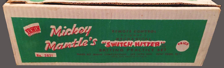 Mickey Mantle's Switch Hitter Batting Practice Set