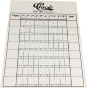 Classic Baseball Board Game Score Pad
