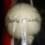 Mickey Mantle facsimile signature baseball