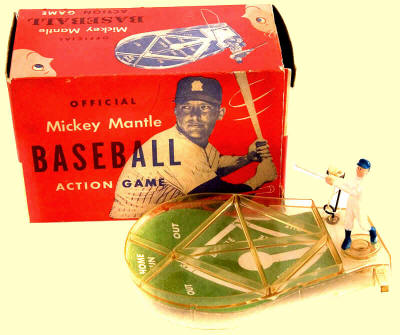 Official Mickey Mantle baseball Action Game