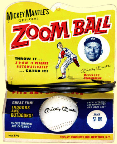  Mickey Mantle's Official Zoom Ball