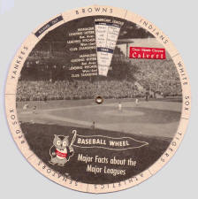1943 Calert Baseball Wheel 