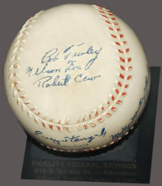 American All Star Autograph Baseball Coin Bank