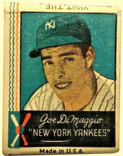 Joe DiMaggio's Restaurant Matchbook