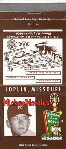 1960 Mickey Mantle's Holiday Inn Universal