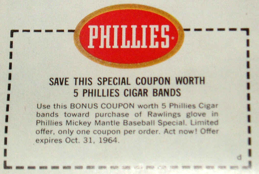 Phillies cigars coupons