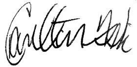 Carlton Fisk Autograph sample