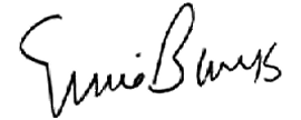 Ernie Banks Autograph Sample