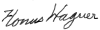 Honus Wagner Autograph sample