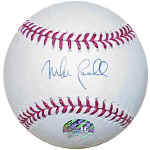 Mike Lowell single signed baseball