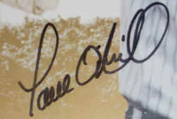 Paul O'neill Autograph Sample