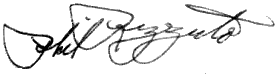 Phil Rizzuto Autograph Sample