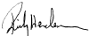 Rickey Henderson Autograph sample