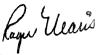 Roger Maris Autograph sample