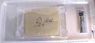 Ty Cobb Autograph Sample Cut Signature