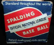 Official National League Baseball box