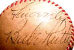 1937 Sinclair Oil Babe Ruth Contest Baseball