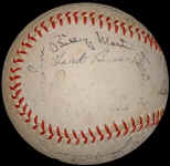 1953 New York Yankees Souvenir Baseball