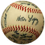 1961 New York Yankees Facsimile signed baseball