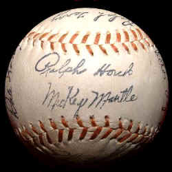 1965 New York Yankees Souvenir Baseball