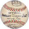 1929-1931 Reach Ernest Barnard OfficialAmerican League Baseball