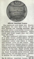 Official American League Baseball 1928 Catalog