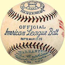 1926 -1927 Reach OAL Baseball