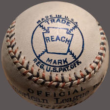 1910 Reach Official American League Baseball Logo