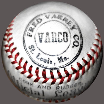 Fred Varney & Co. Varco Official League Baseball