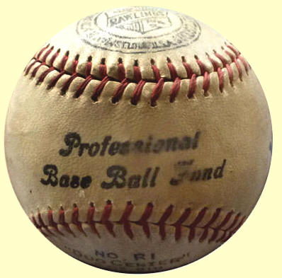 Rawlings No. R1 Professional Base Ball Fund Baseball