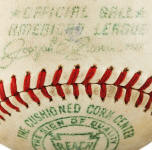 1960-1969 OAL Baseball Green label