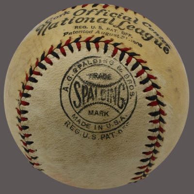 WWI K-C 'War Chest' Official National League Spalding Baseball