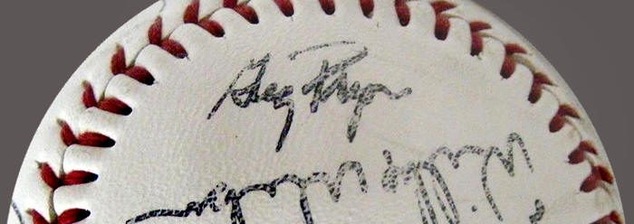 Greg Pryor Stamped Autograph baseball