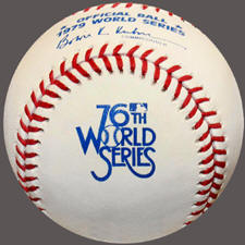 1979 Official World Series Baseball