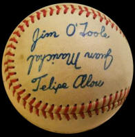 Official Gillette League World Series Special autograph Baseball
