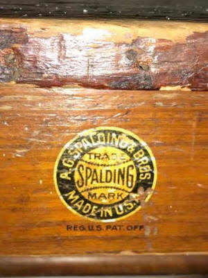 A.G. Spalding Baseball Stitching Bench