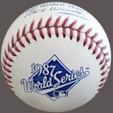 1987  Peter Ueberroth Official World Series Baseball